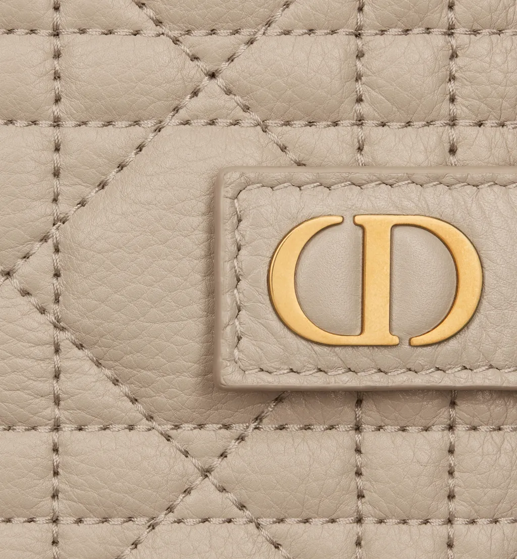 Dior Caro Dandelion Card Holder