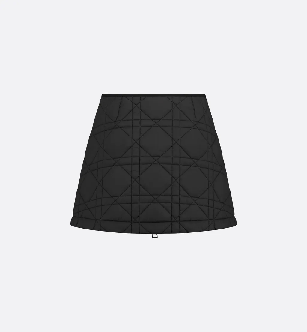 Macrocannage Miniskirt
