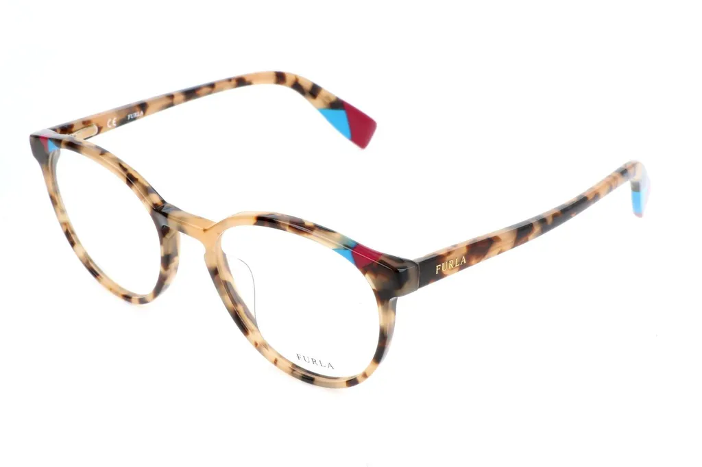 Furla Oval Frame Glasses