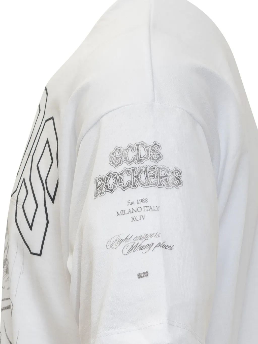Gcds Gothic Printed T-Shirt