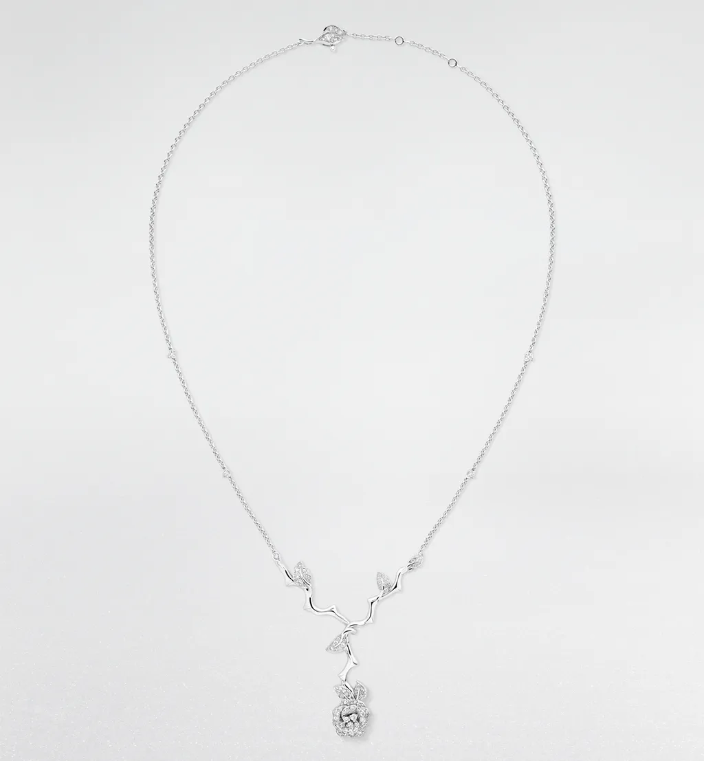 Medium Rose Dior Bagatelle Necklace