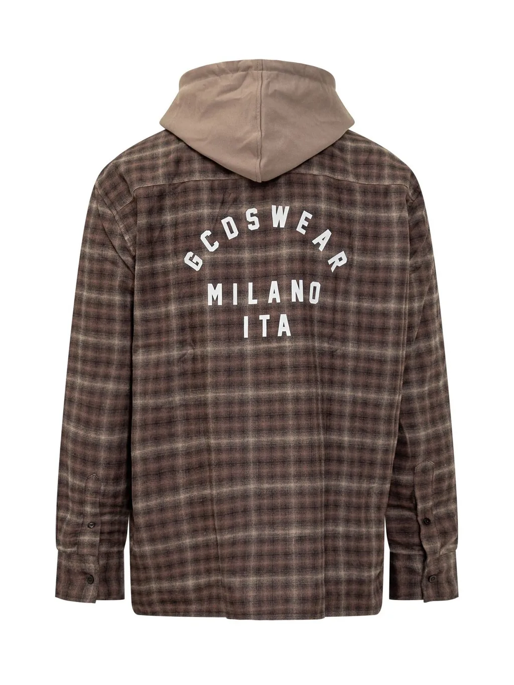 Gcds Check Hooded Shirt
