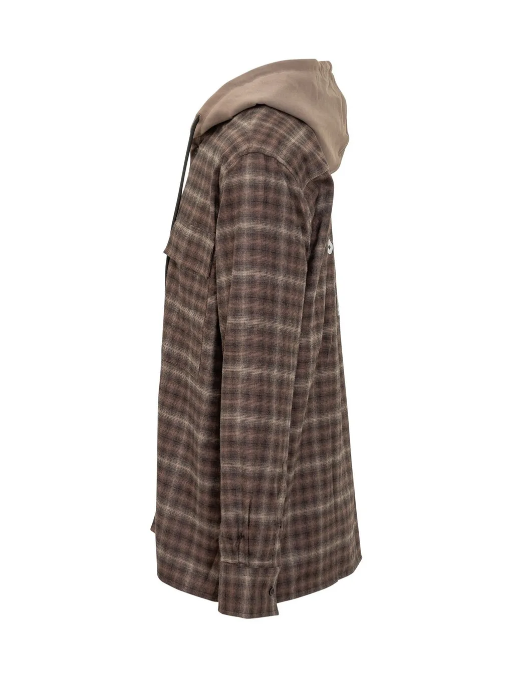 Gcds Check Hooded Shirt