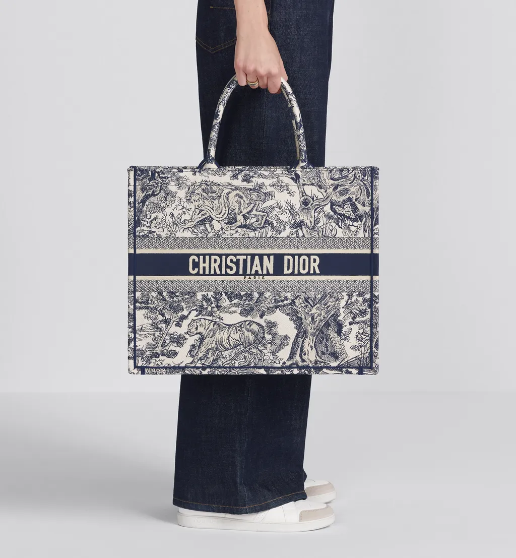 Large Dior Book Tote