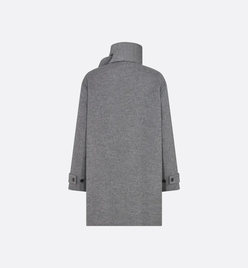 Peacoat With Scarf Collar