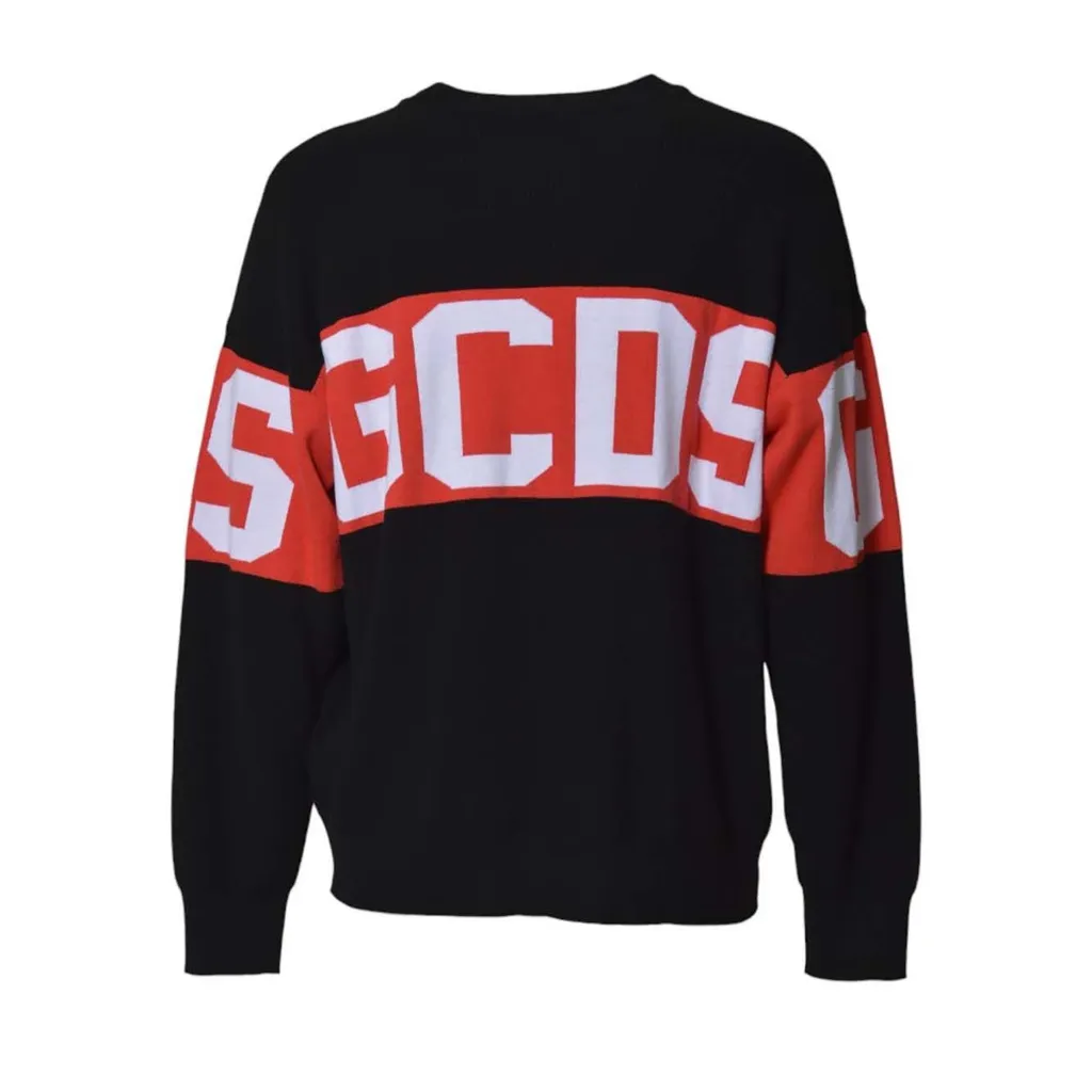 Gcds Band-Logo Drop Shoulder Sweatshirt