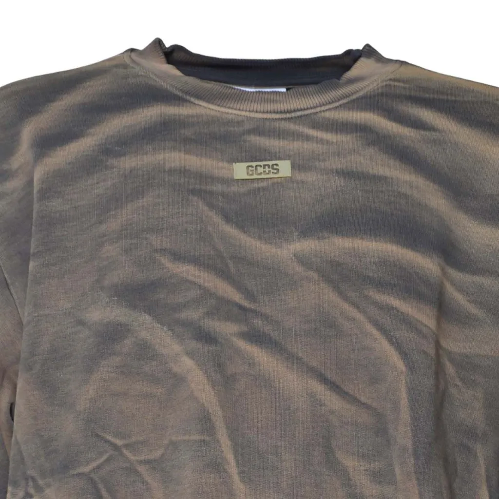 Gcds Logo Patch Solarized Crewneck Sweatshirt
