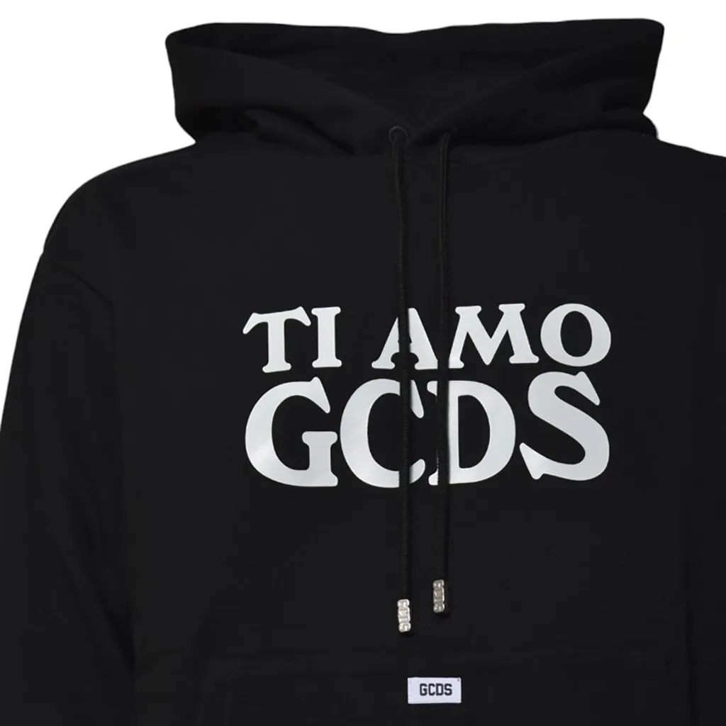 Gcds Ti Amo Drawstring Hoodie