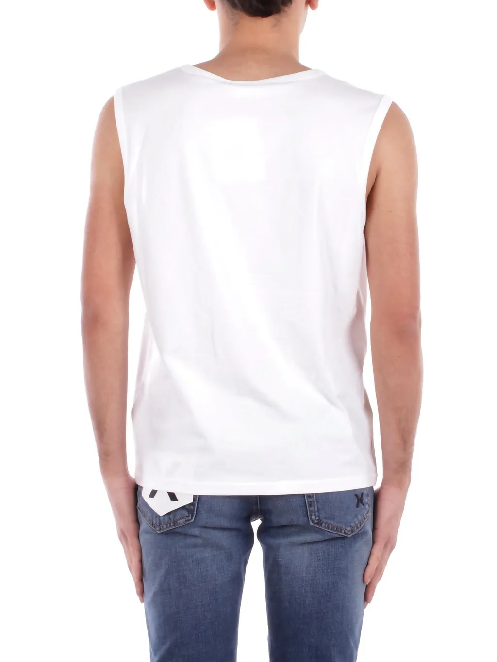 Gcds Logo Patch Crewneck Sleeveless Tank Top