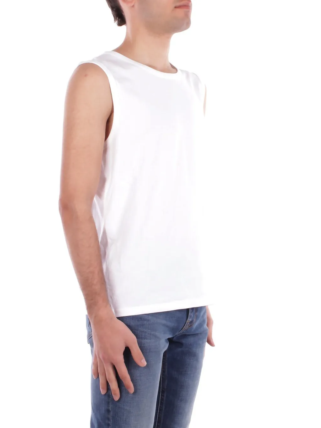 Gcds Logo Patch Crewneck Sleeveless Tank Top