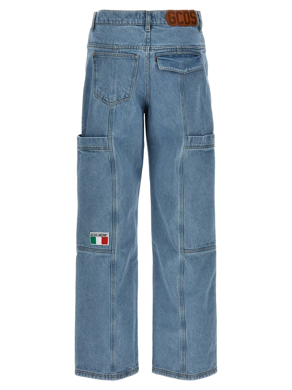 Gcds Logo Patch Ultrapocket Jeans