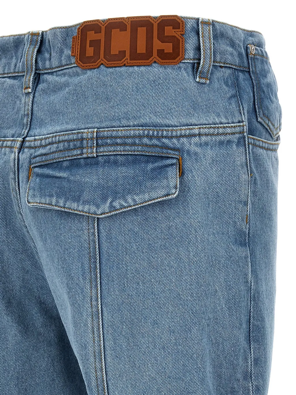 Gcds Logo Patch Ultrapocket Jeans