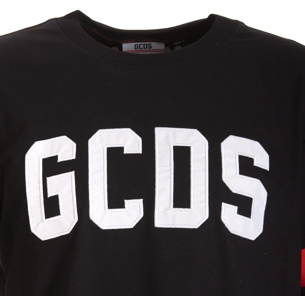 Gcds Crewneck Straight Hem T-Shirt