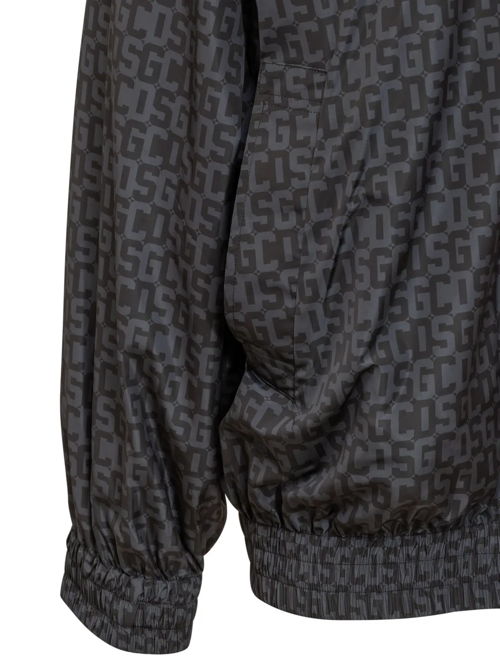 Gcds All-Over Logo Printed Zip-Up Reversible Jacket