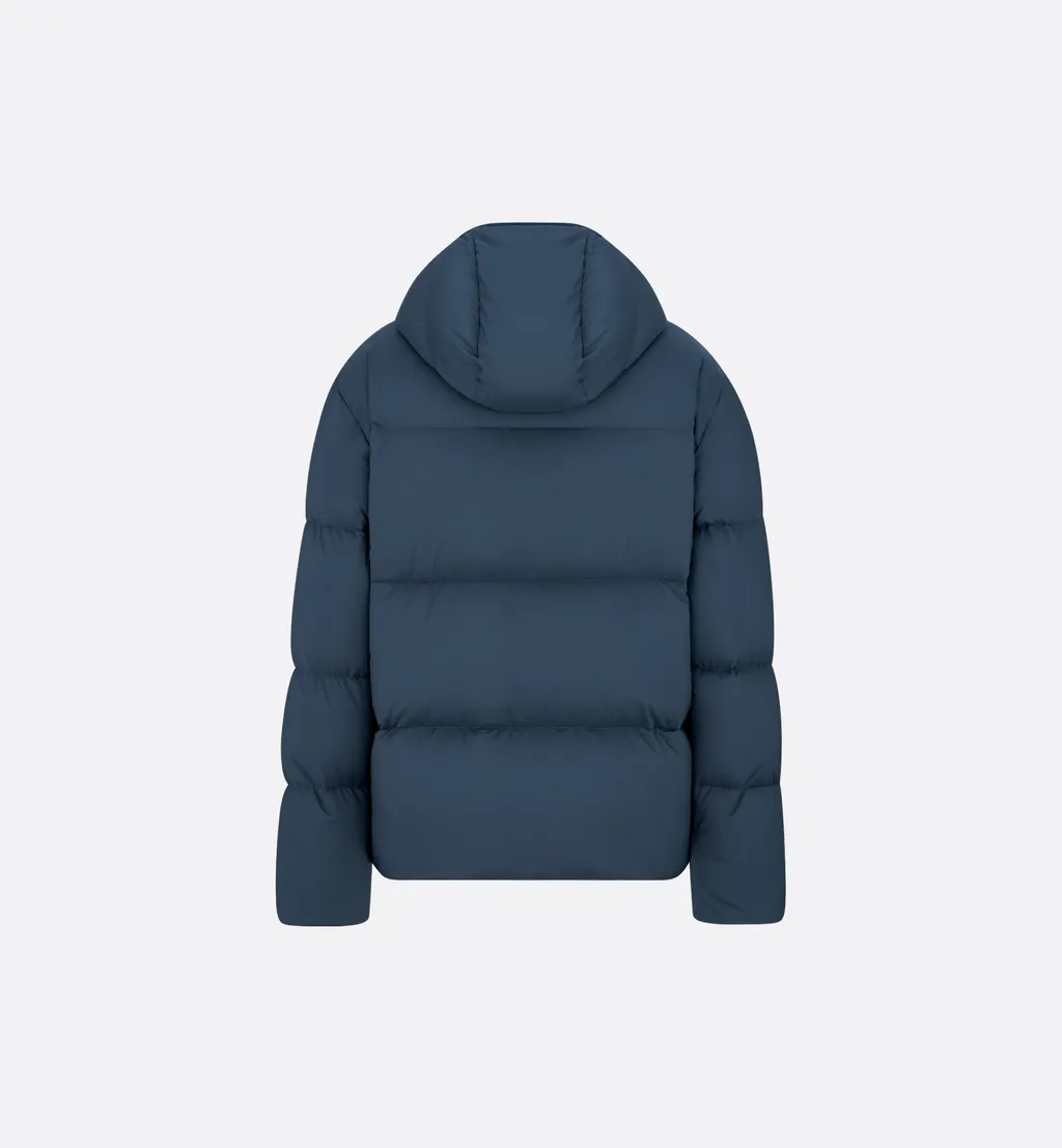 Cd Icon Hooded Quilted Down Jacket