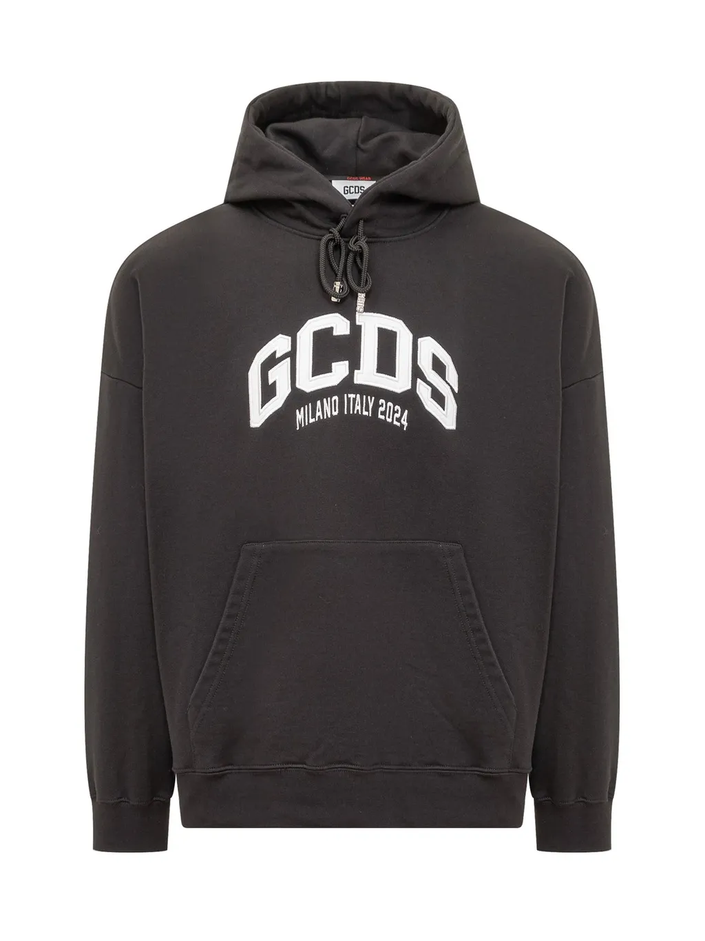 Gcds Logo Embroidered Drawstring Hoodie