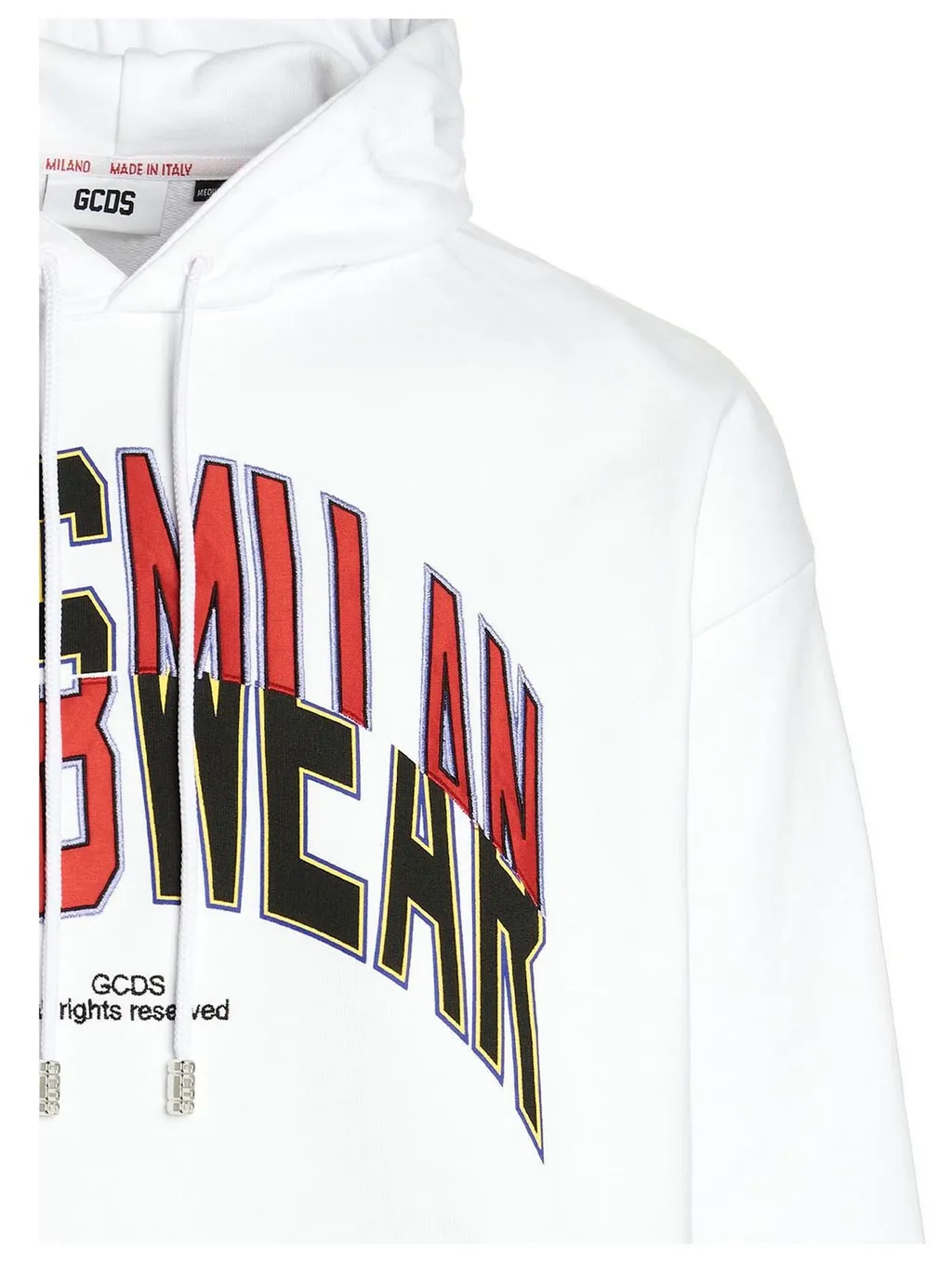 Gcds Logo Printed Drawstring Hoodie