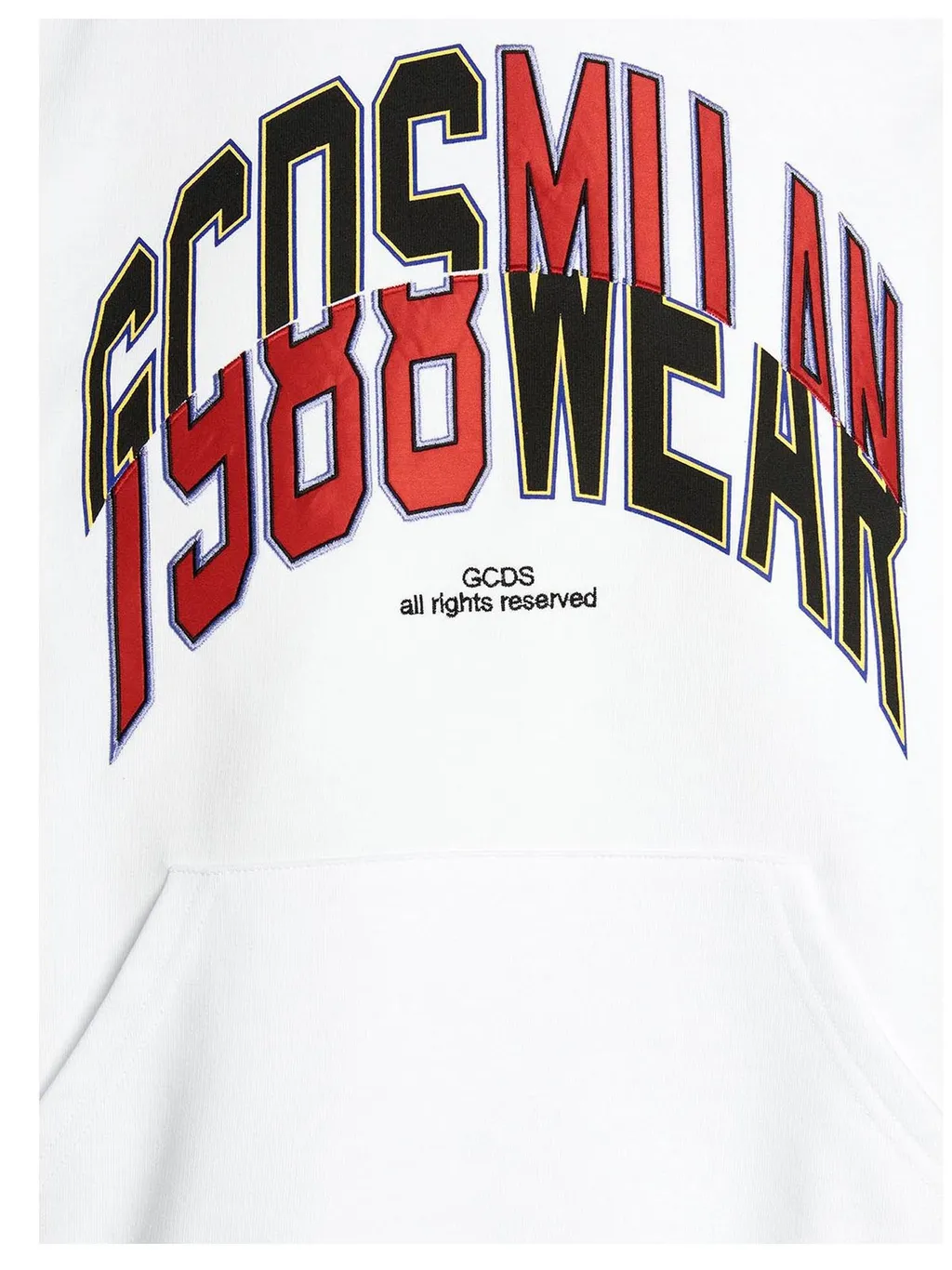 Gcds Logo Printed Drawstring Hoodie