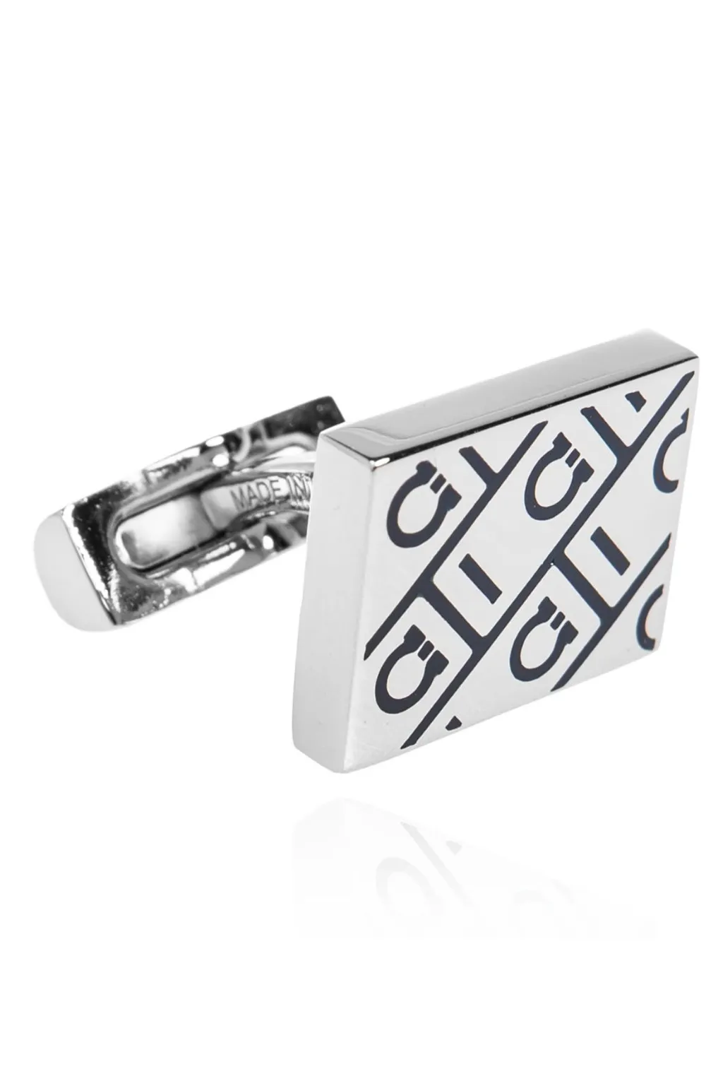 Ferragamo T-Bar Fastened Square Pattern Cufflinks