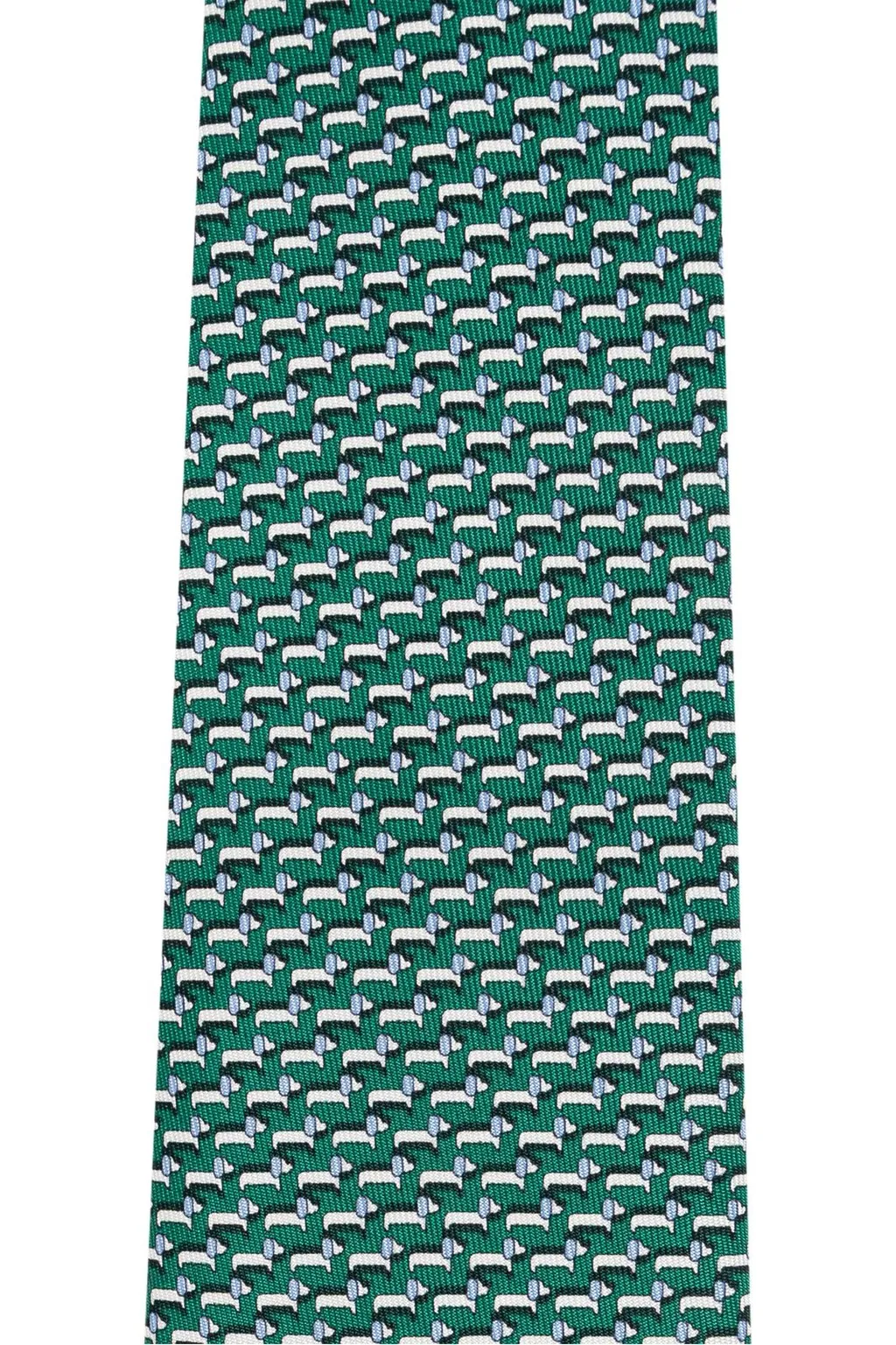 Ferragamo Dachshund Print Tie