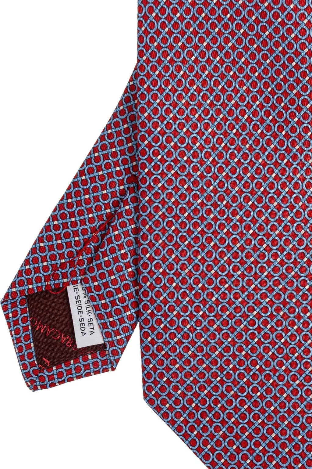 Ferragamo Gancini Regimental Print Tie