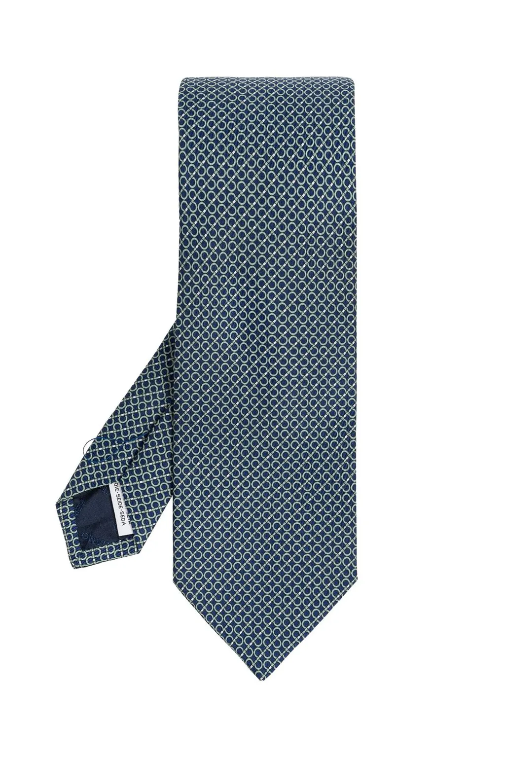 Ferragamo Gancini Regimental Print Tie