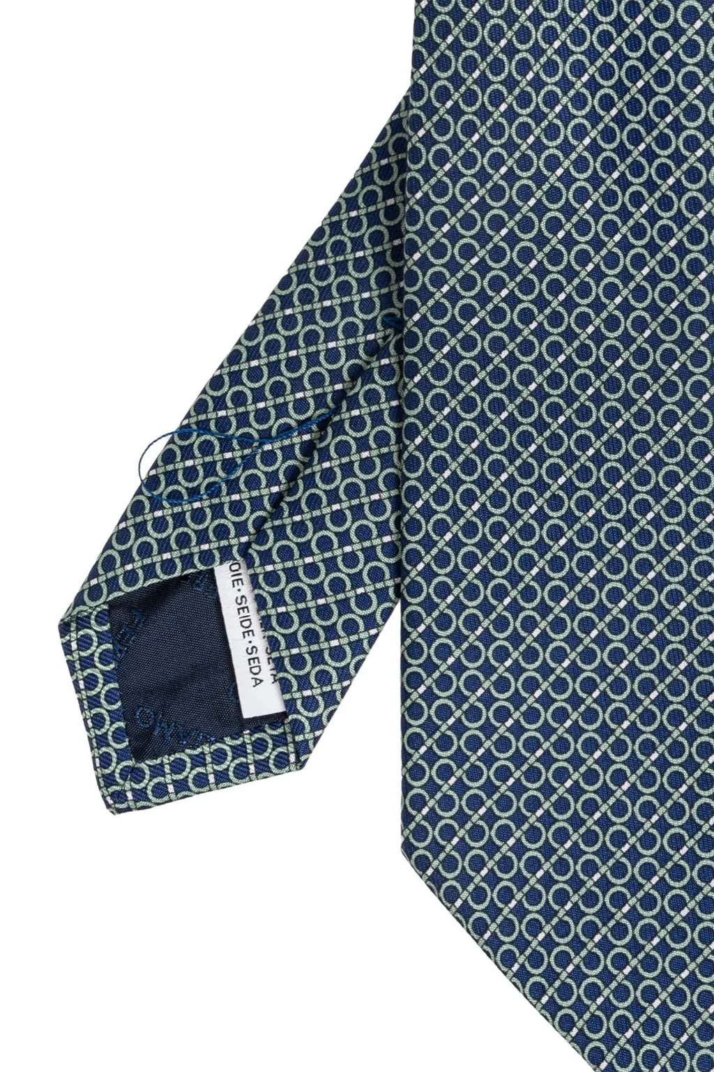 Ferragamo Gancini Regimental Print Tie