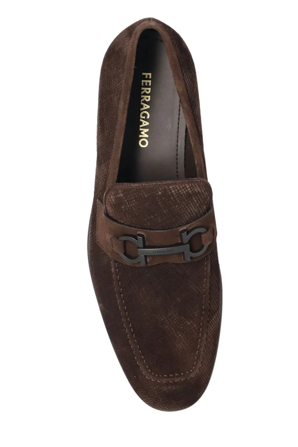 Ferragamo Gancini Slip-On Loafers