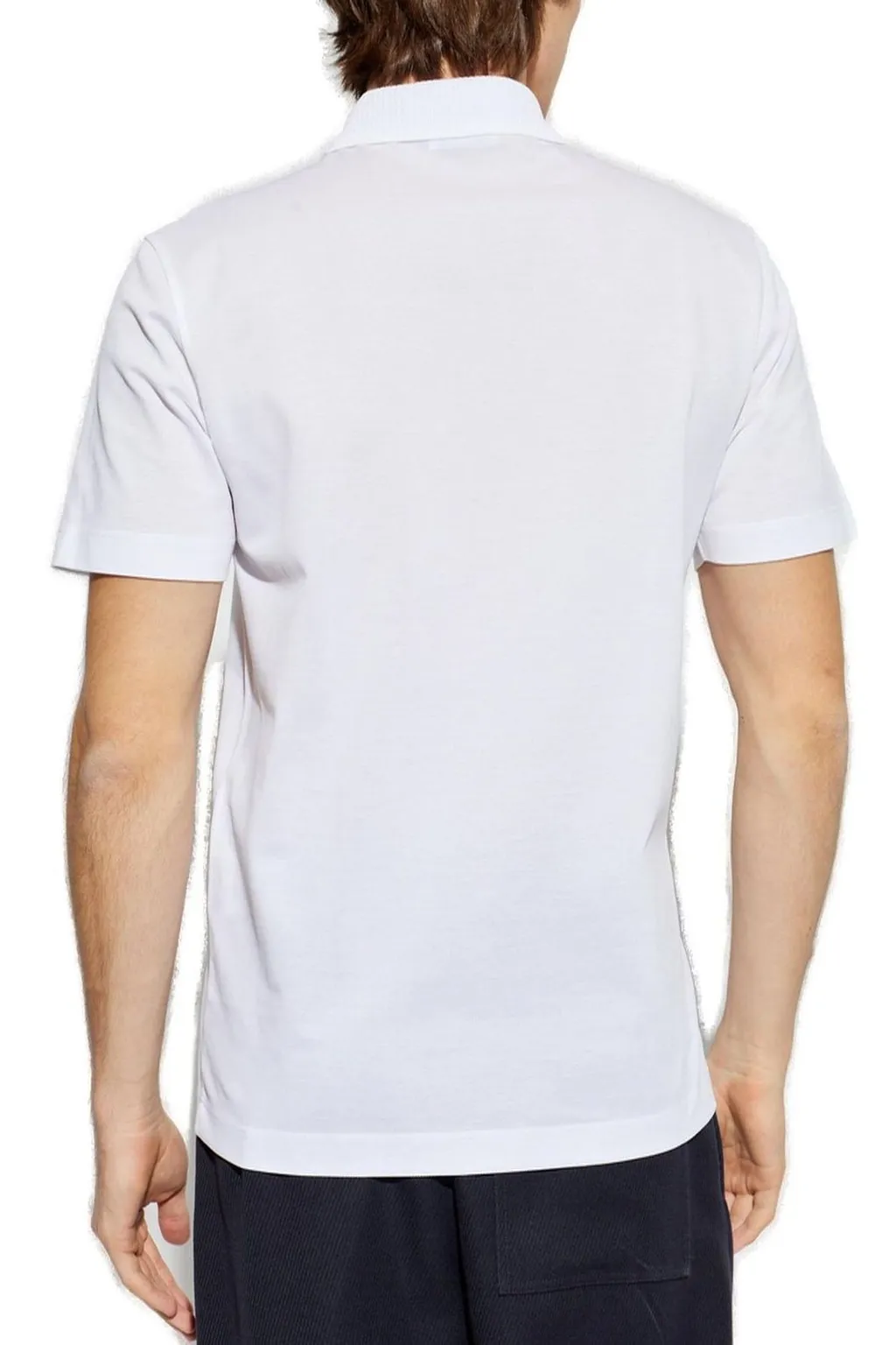 Ferragamo Gancini Embroidered Polo Shirt