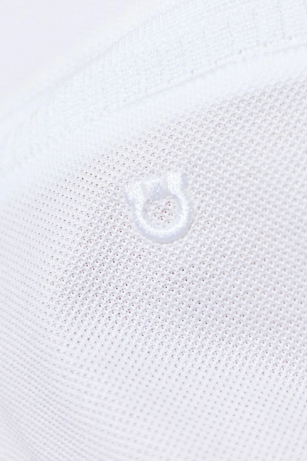 Ferragamo Gancini Embroidered Polo Shirt