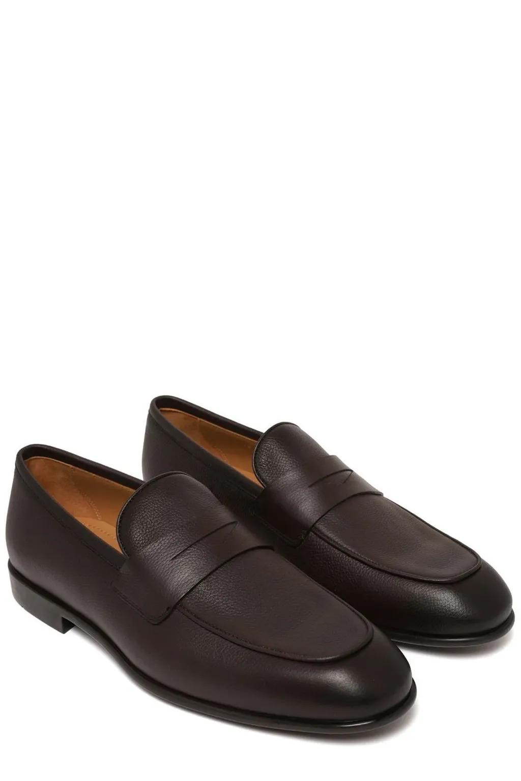 Ferragamo Block Heel Penny Loafers