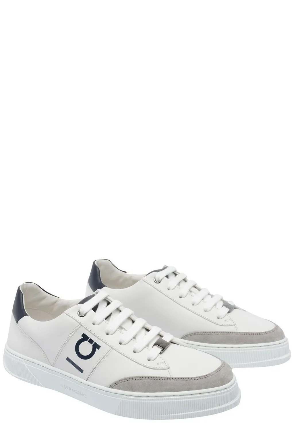 Ferragamo Alaska Round Toe Sneakers