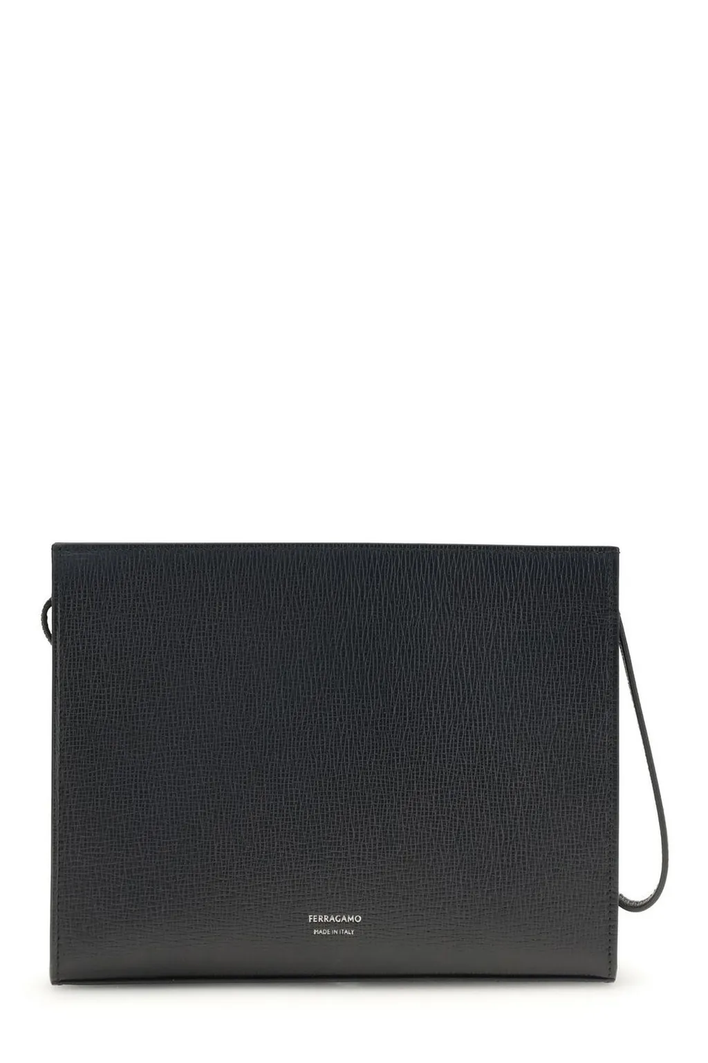 Ferragamo Logo Printed Gancini Pouch