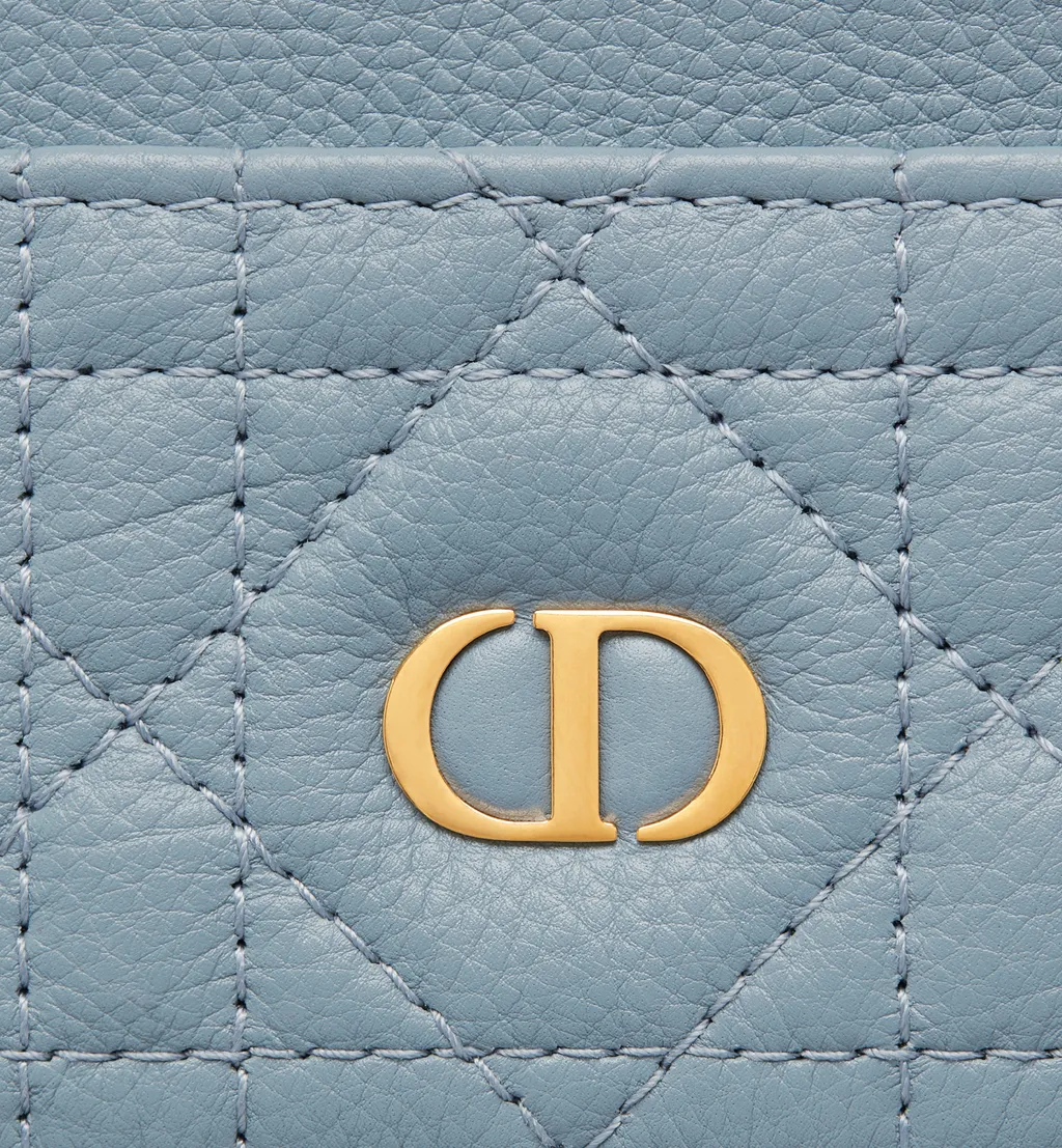 Dior Caro Freesia Card Holder