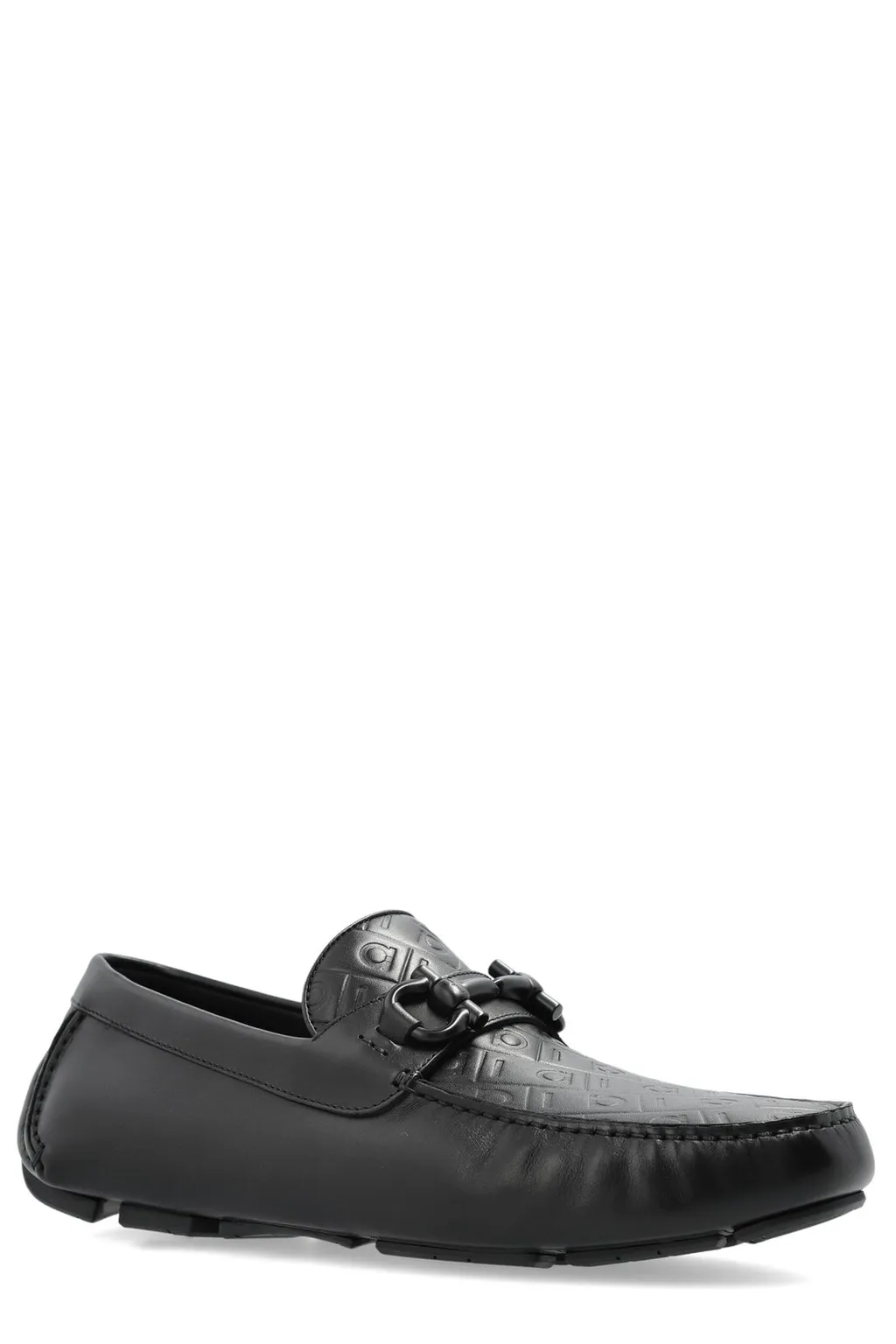 Ferragamo Gancini-Plaque Slip-On Loafers