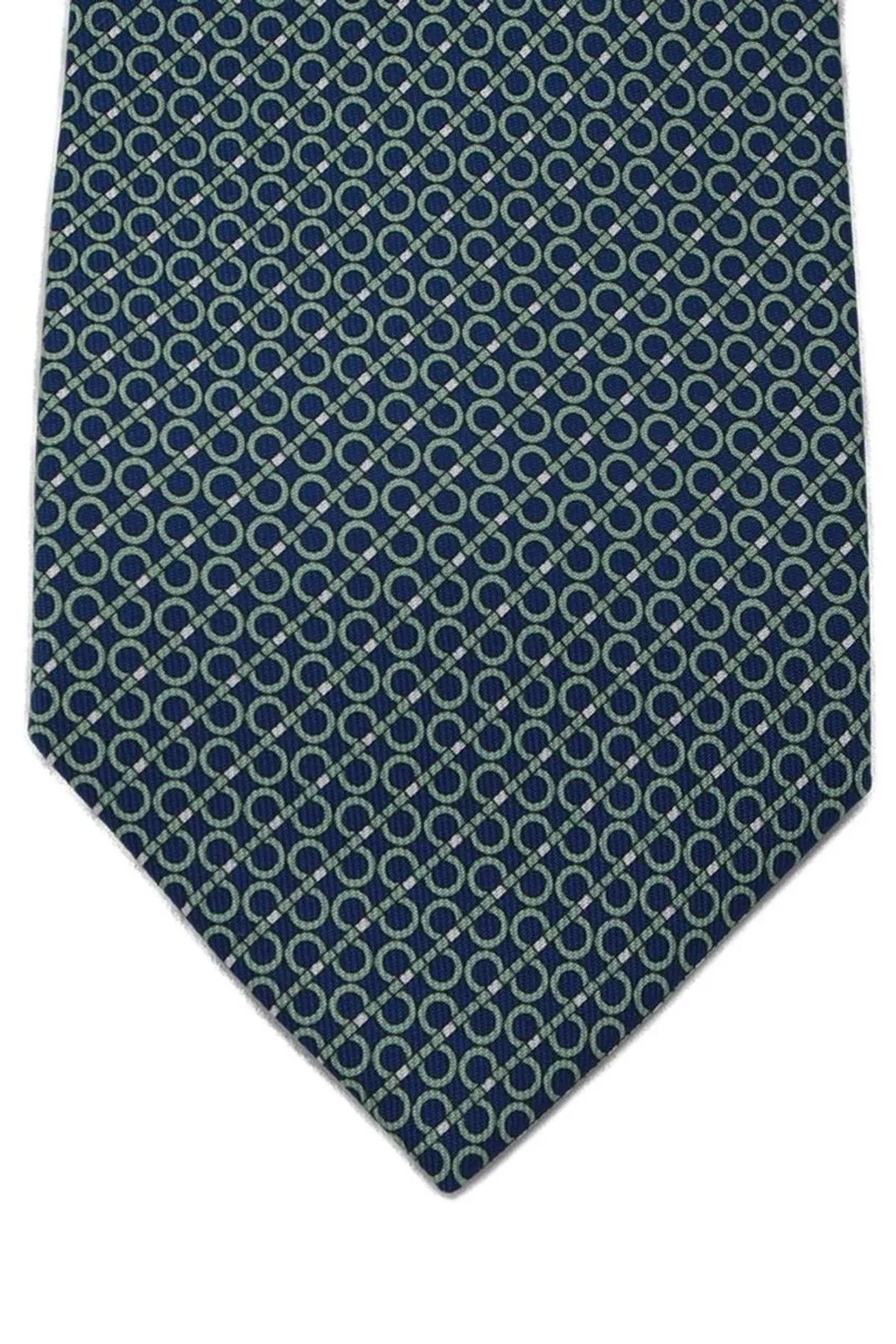 Ferragamo Gancini Regimental Print Tie