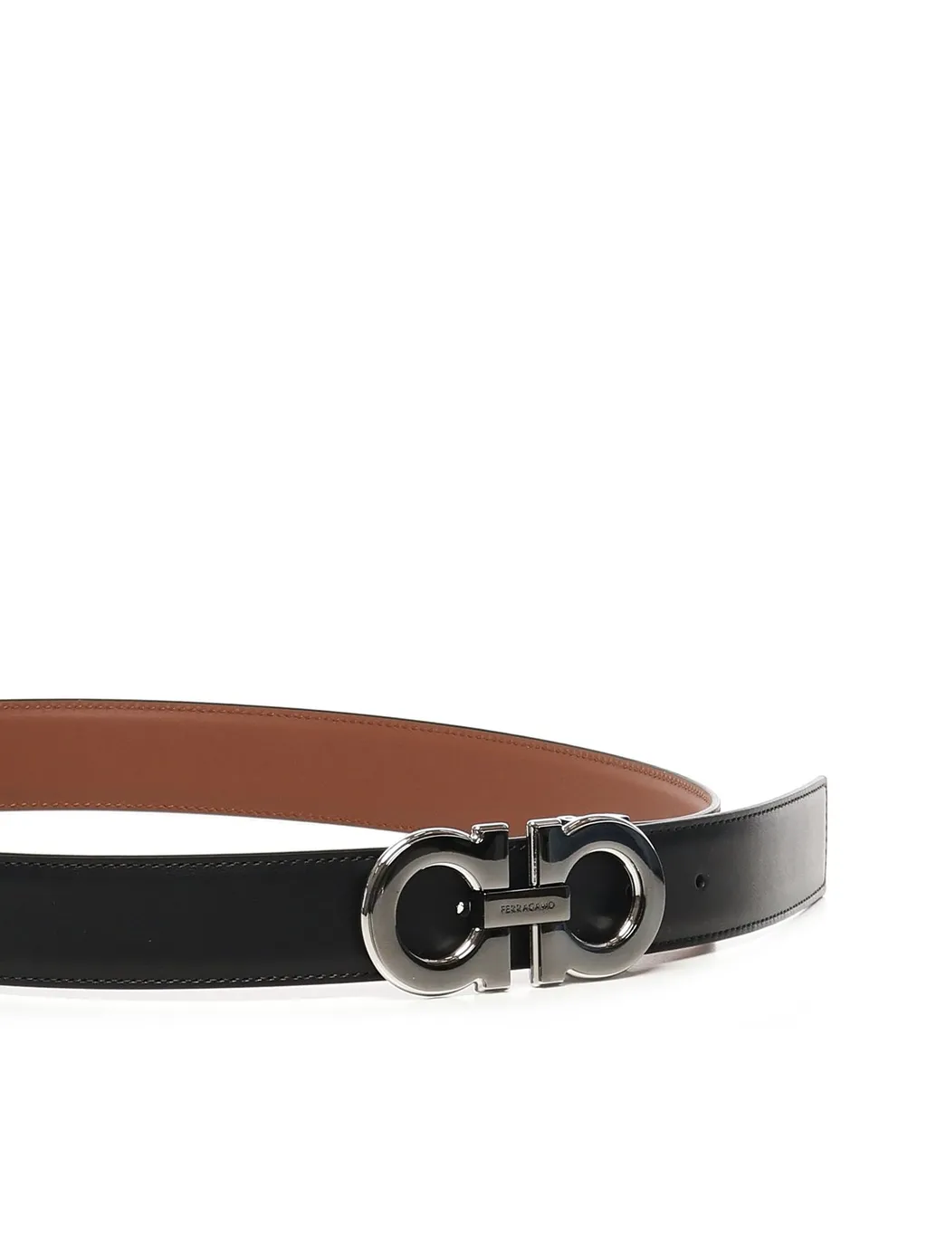 Ferragamo Reversible And Adjustable Gancini Belt