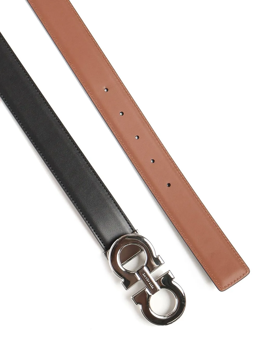 Ferragamo Reversible And Adjustable Gancini Belt