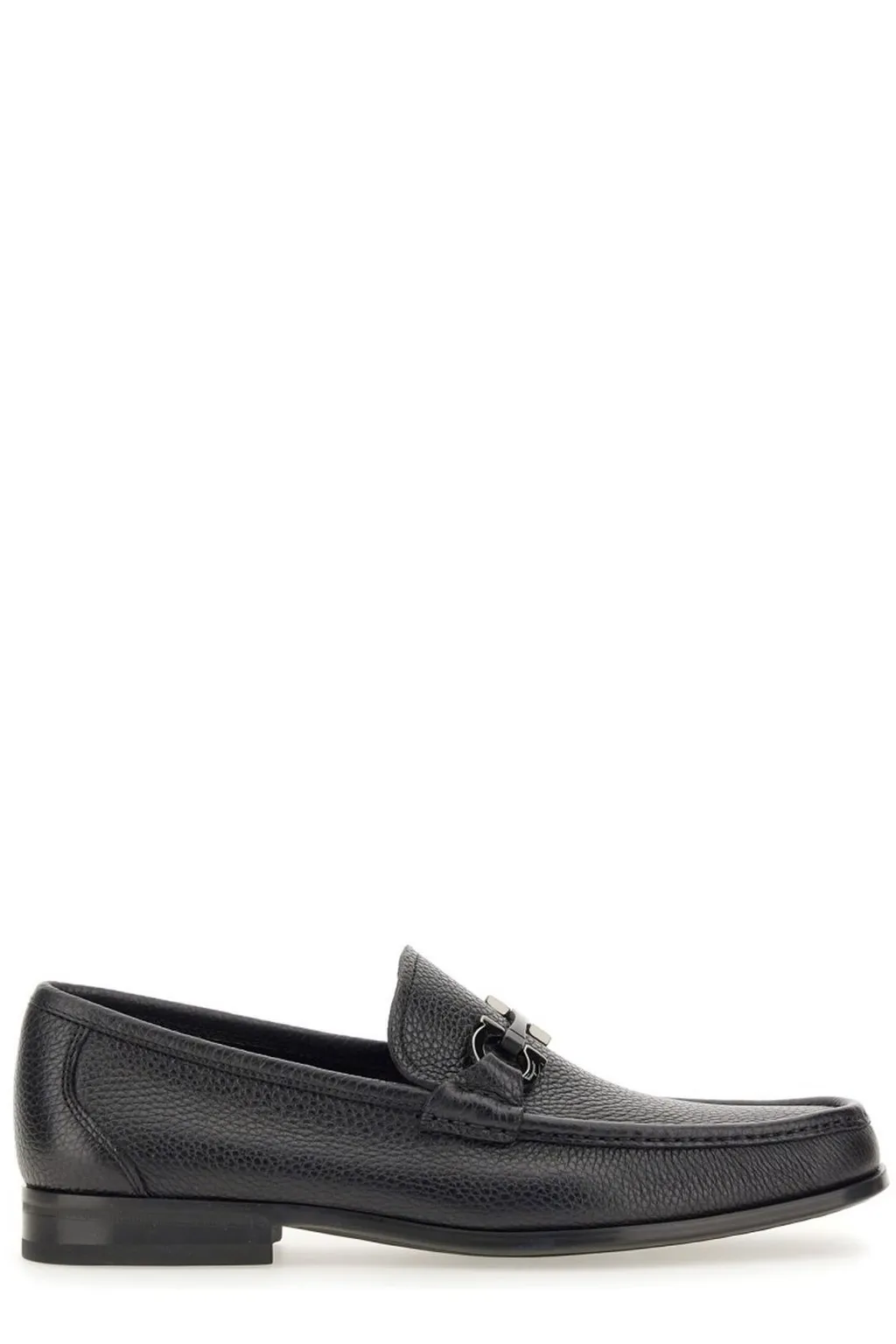 Ferragamo Gancini Plauqe Moccasin Loafers
