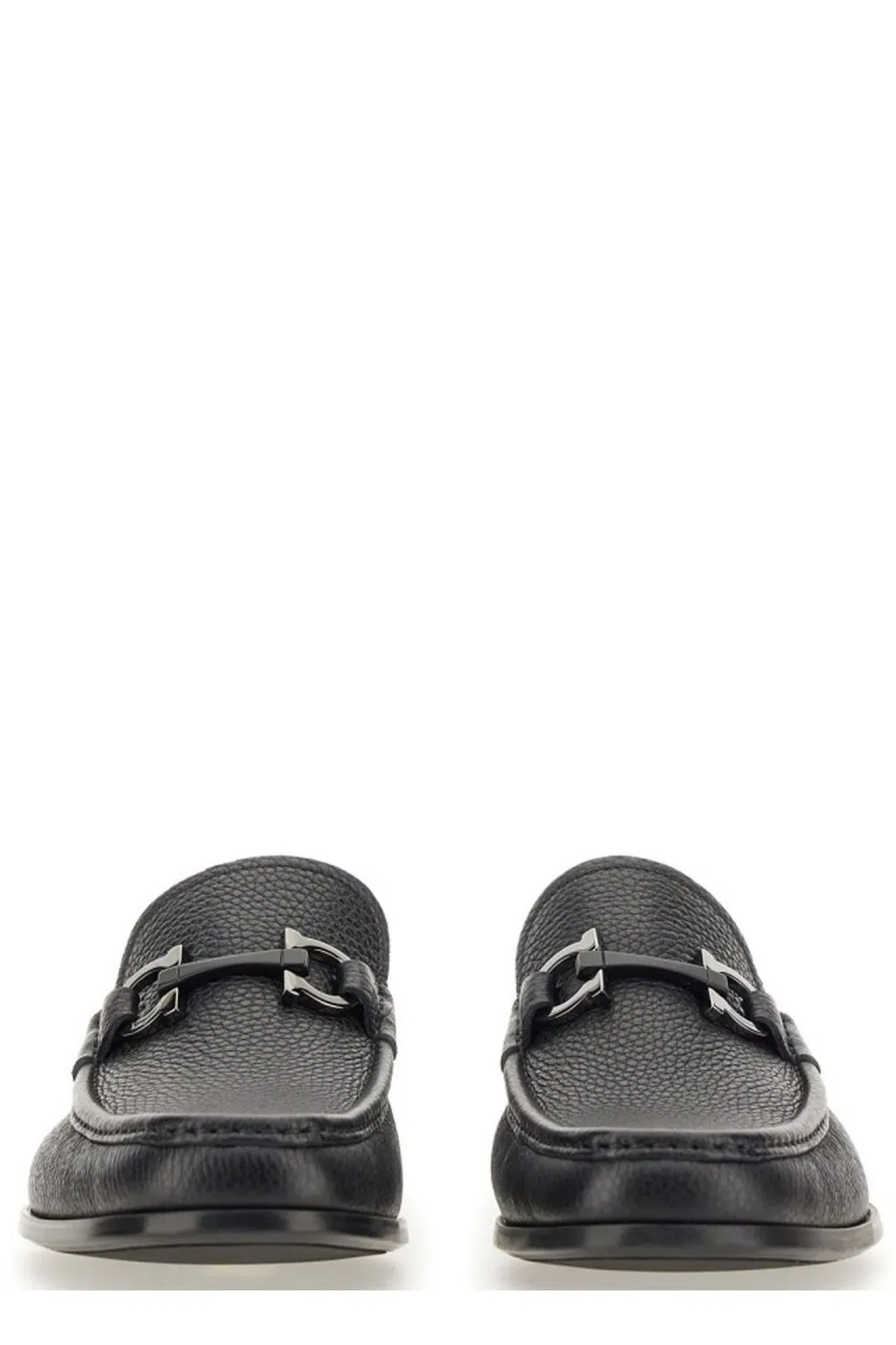 Ferragamo Gancini Plauqe Moccasin Loafers