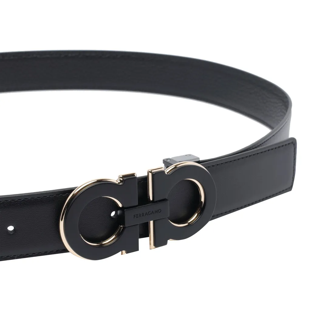 Ferragamo Reversible And Adjustable Gancini Belt