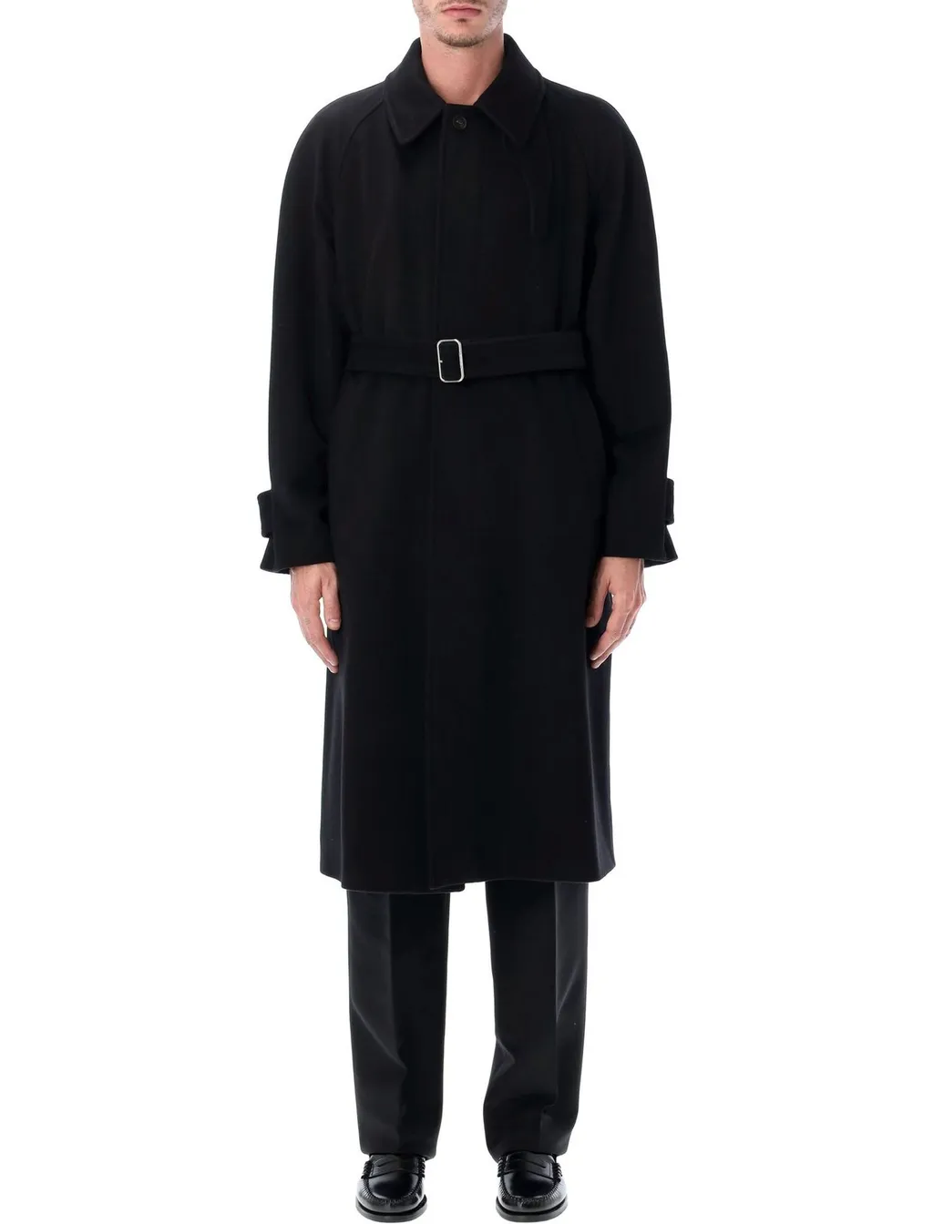 Ferragamo Single-Breasted Long Sleeved Coat