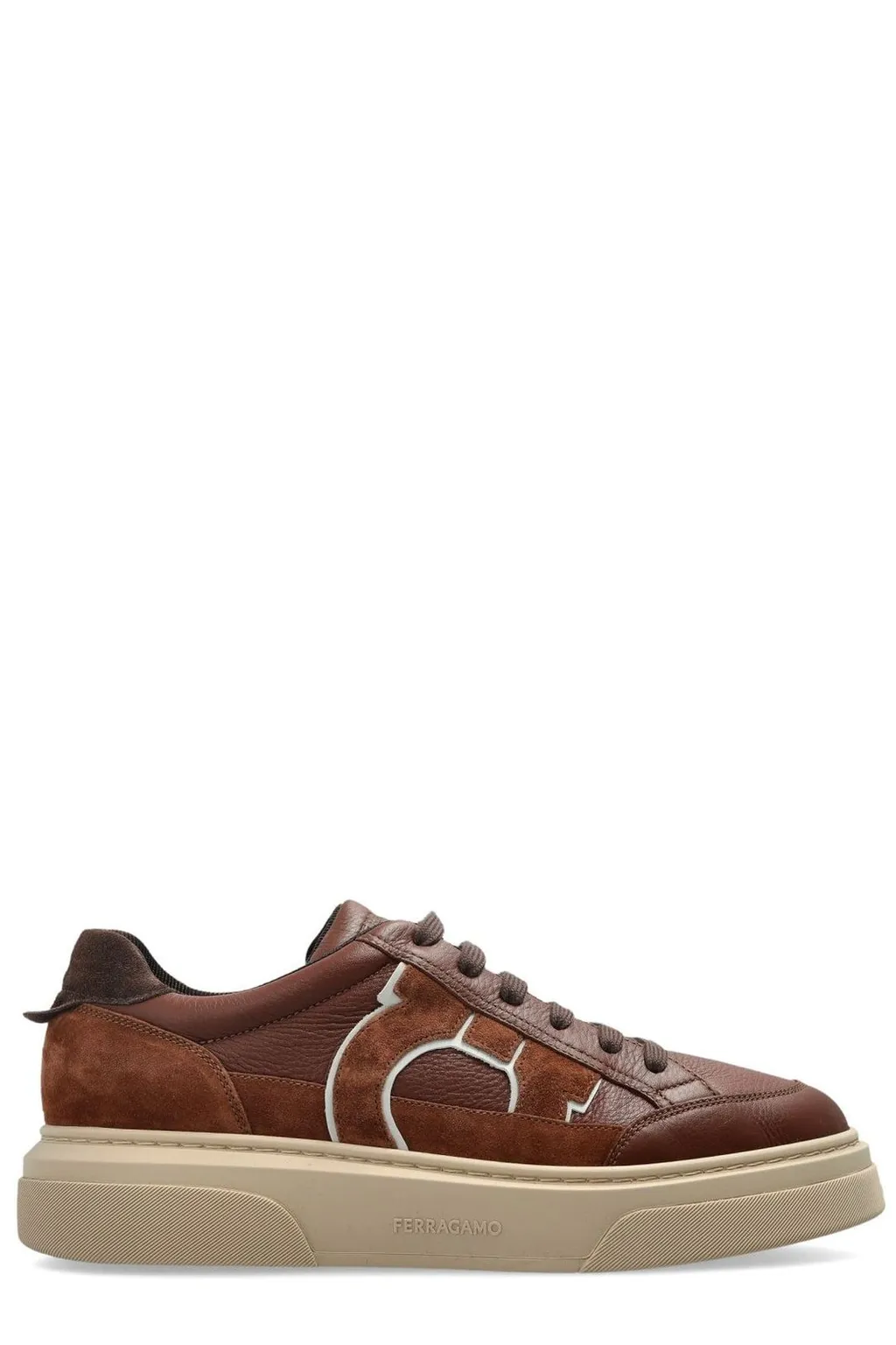 Ferragamo Gancini Low-Top Sneakers