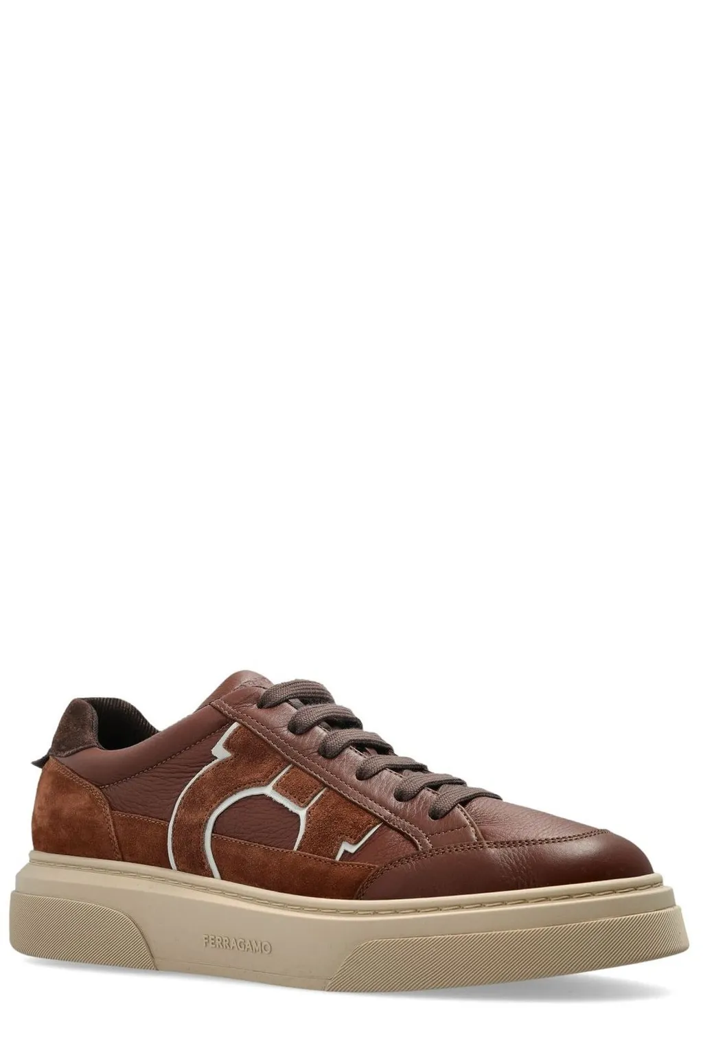 Ferragamo Gancini Low-Top Sneakers