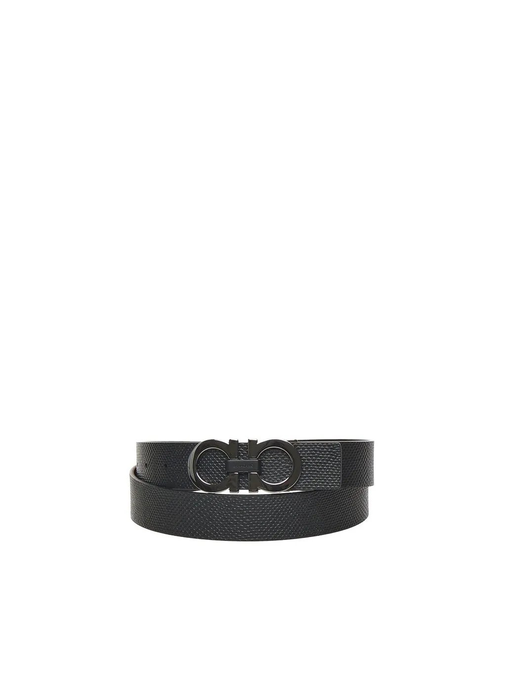 Ferragamo Logo Engraved Buckled Belt