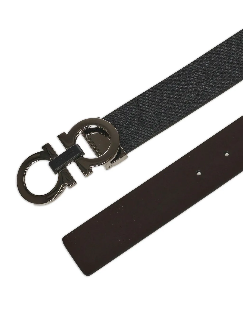 Ferragamo Logo Engraved Buckled Belt
