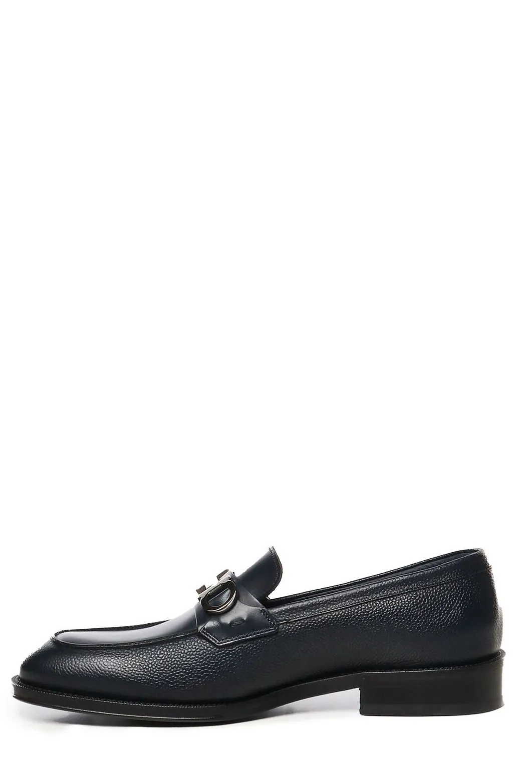 Ferragamo Gancini-Buckled Moccasin Loafers