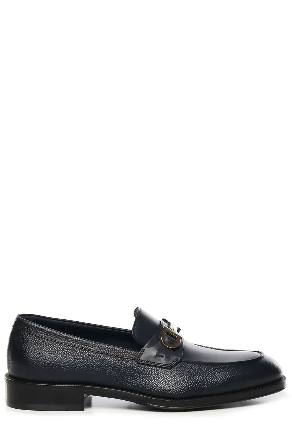 Ferragamo Gancini-Buckled Moccasin Loafers