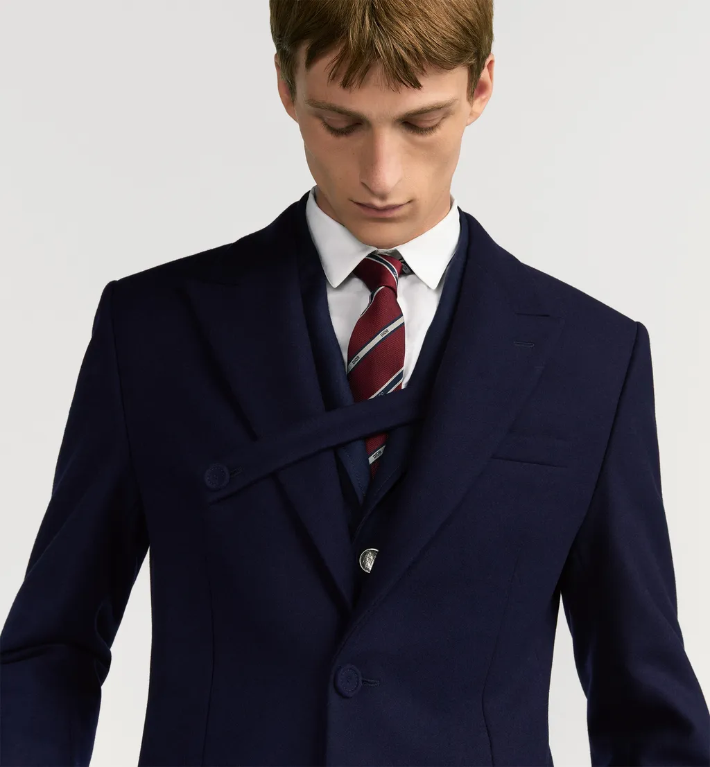 Long Coat With Buttoned Strap