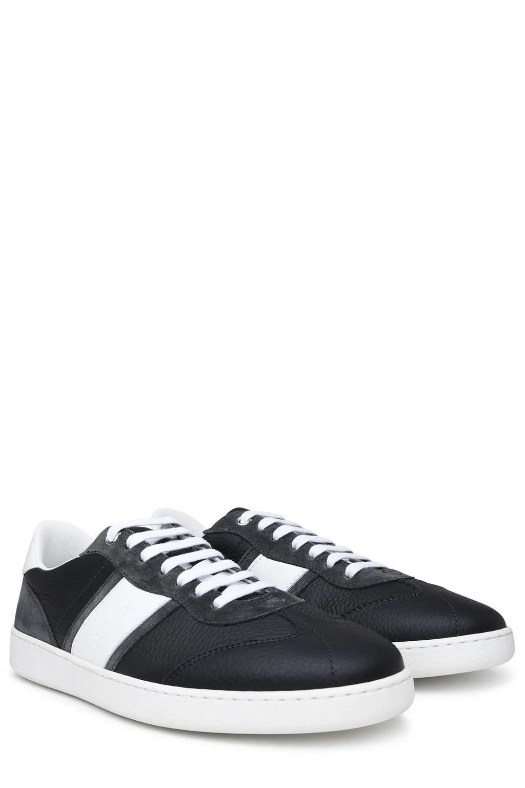 Ferragamo Panelled Low-Top Sneakers